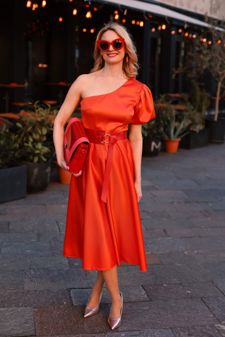Dress Edina orange (4)